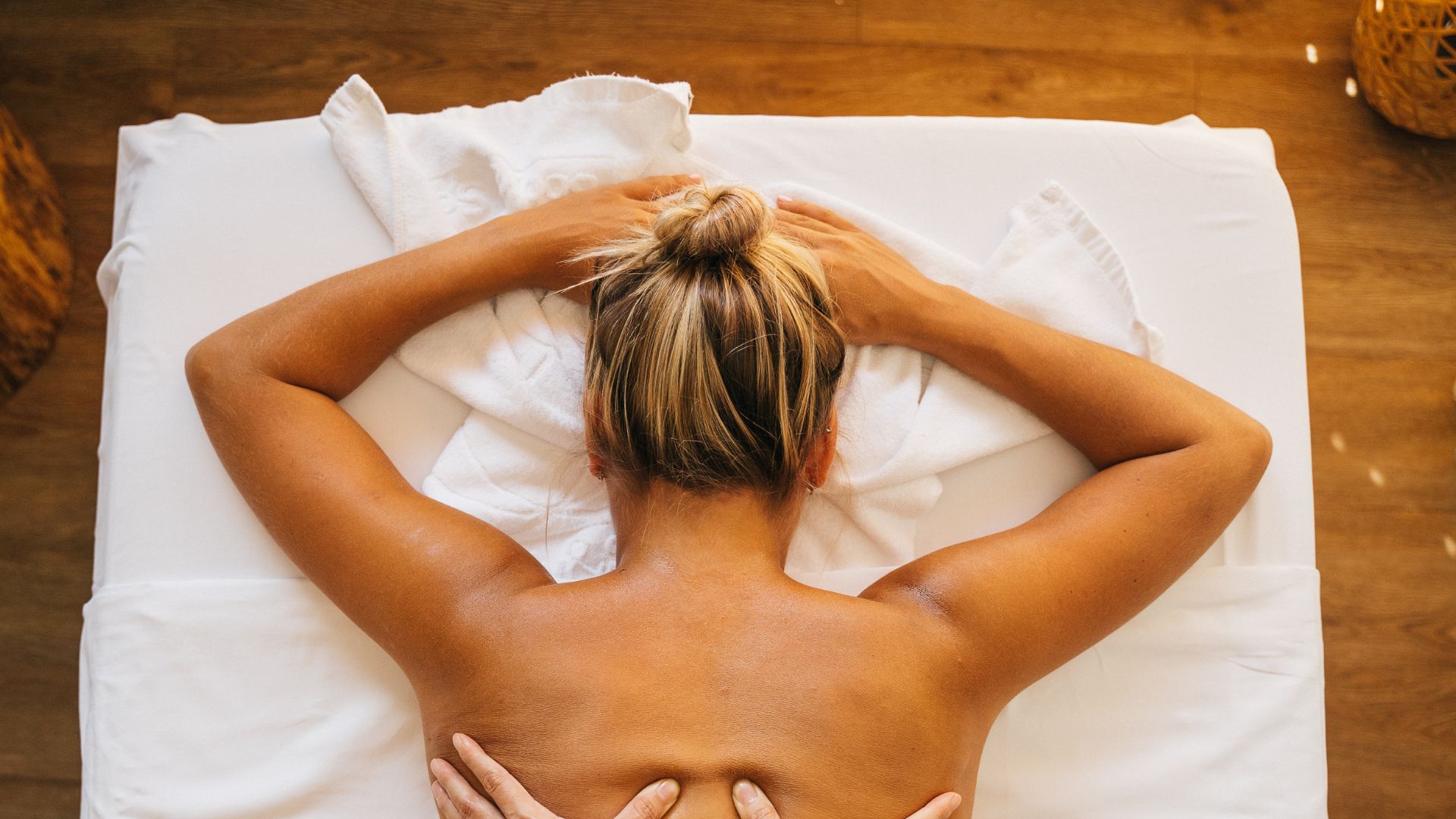 woman getting a massage